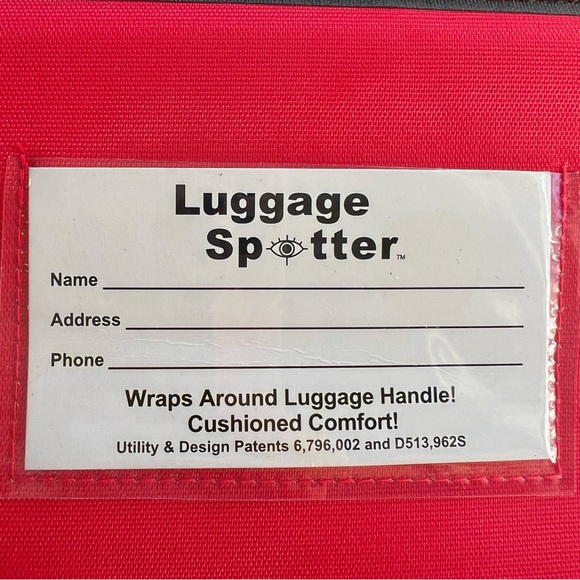 DELTA Luggage Spotters Wraps Around Luggage Handle Cushioned Comfort Red New - Picture 5 of 5